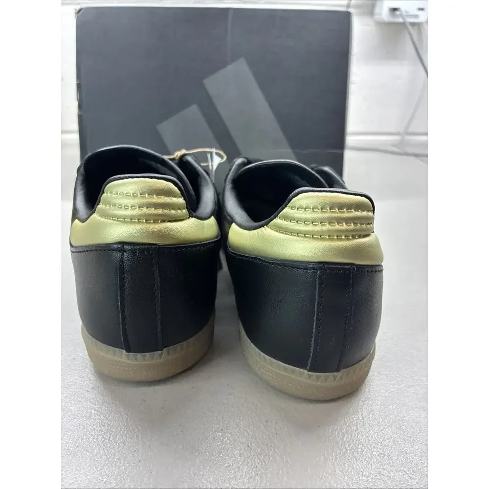 New adidas Samba Messi J Low Top Sneakers Black/Gold Unisex Kids US 6 JH5641